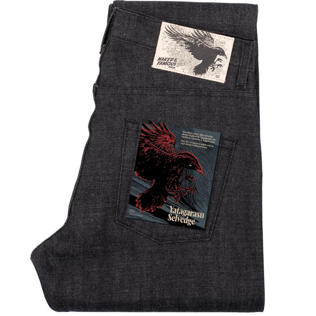 Easy Guy - Yatagarasu Selvedge - Black