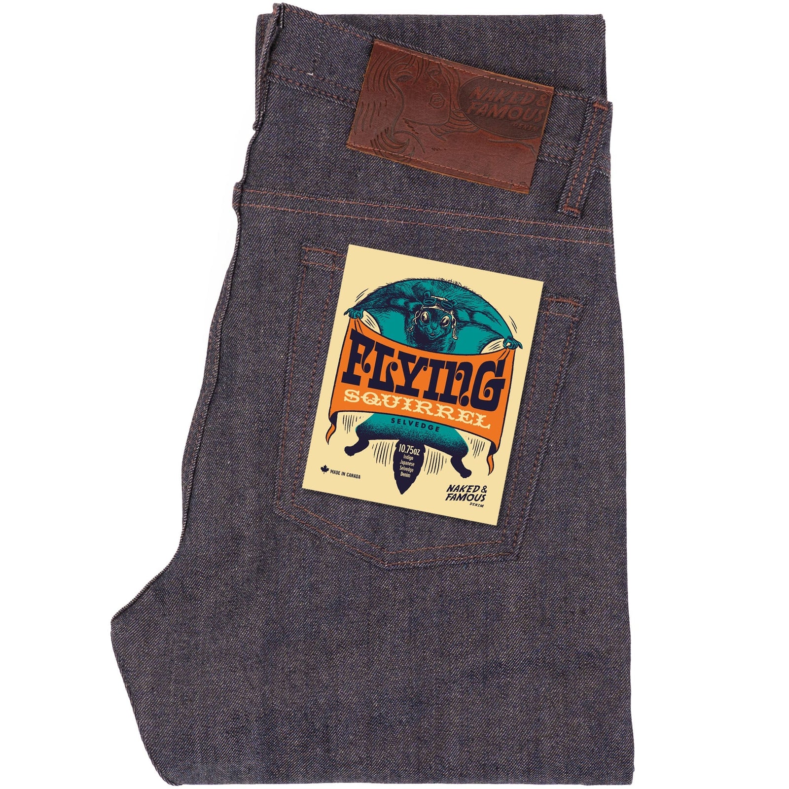 Weird Guy Flying Squirrel Selvedge