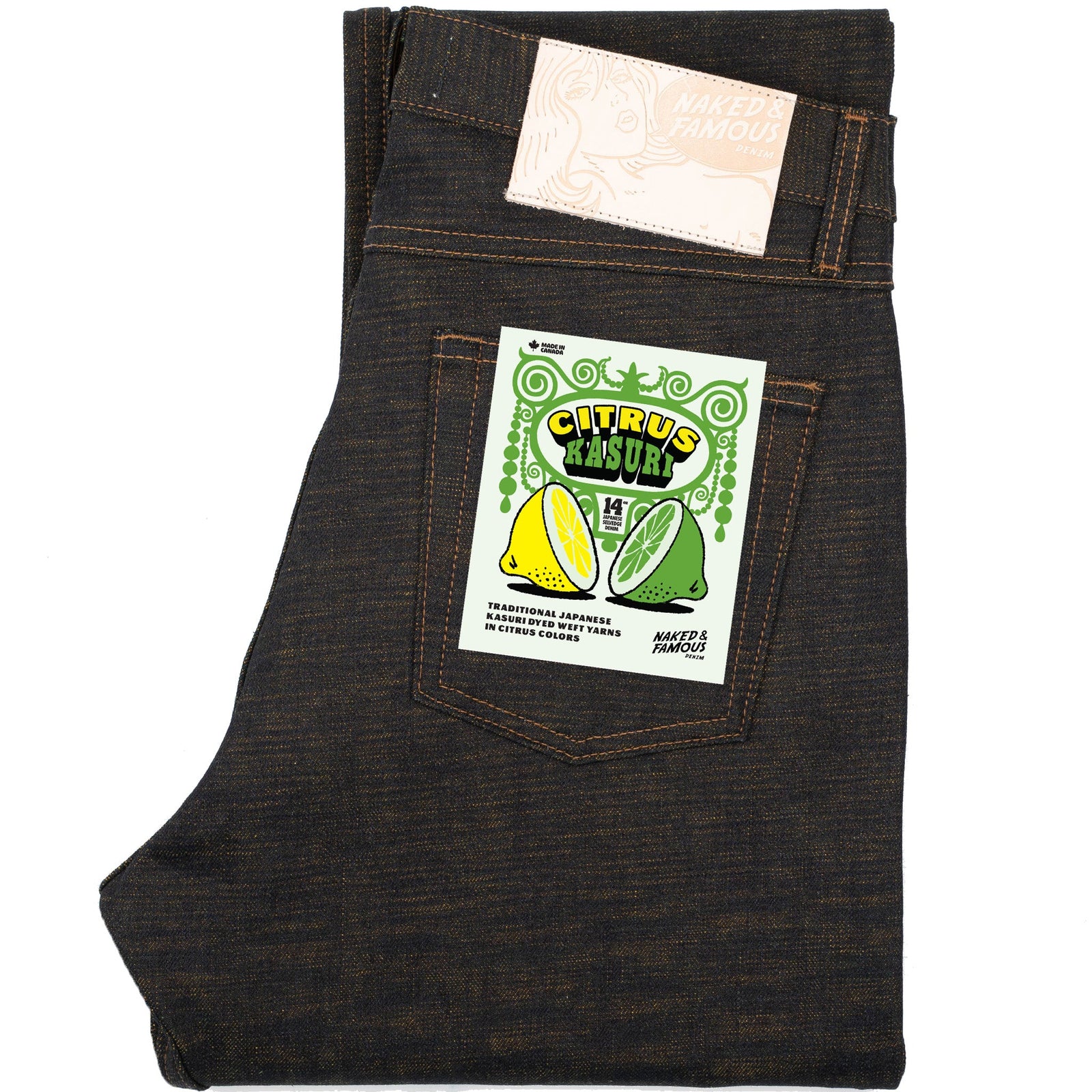 Super Guy Citrus Kasuri Selvedge