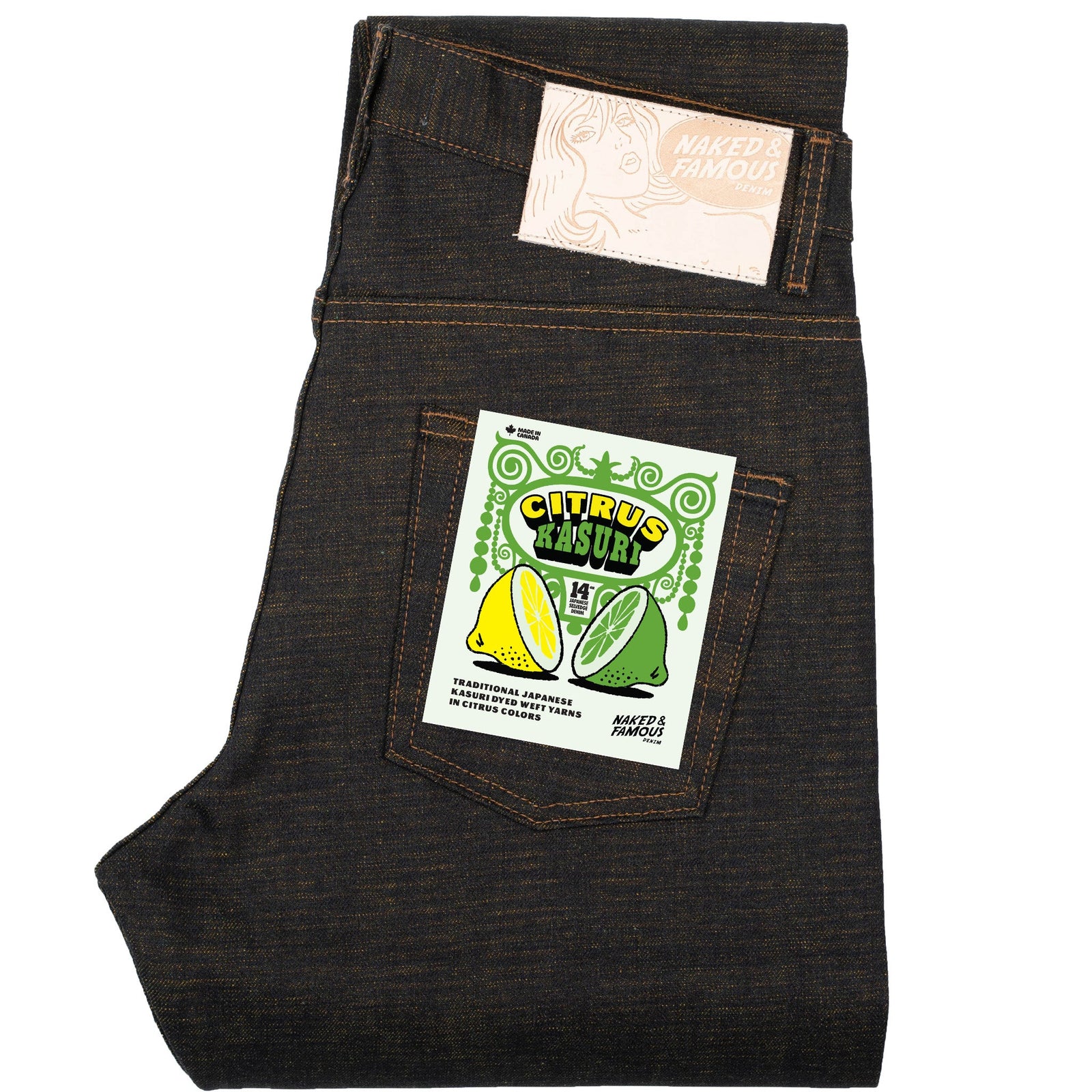 Easy Guy Citrus Kasuri Selvedge