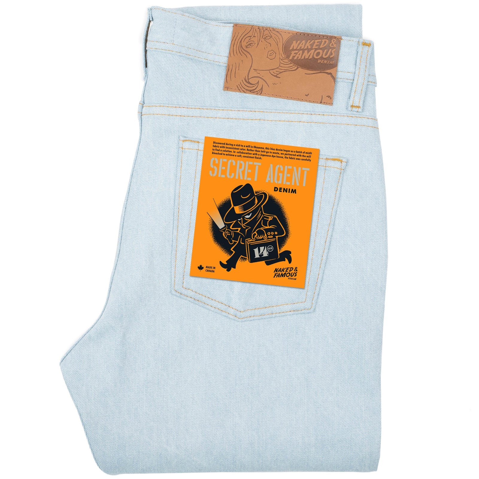 Easy Guy Secret Agent Denim Bleach