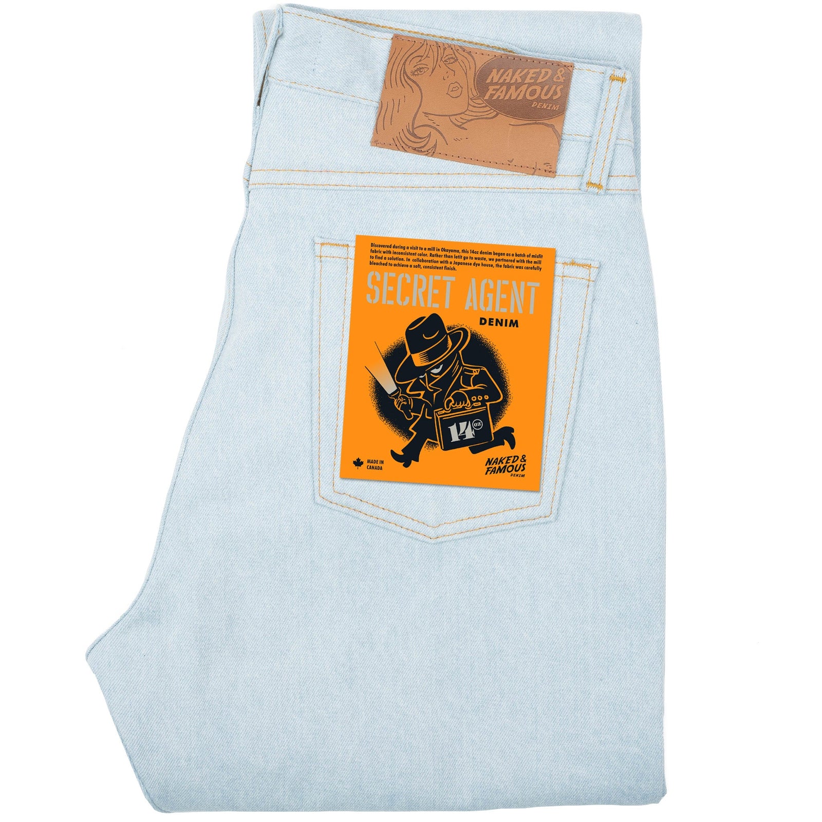 True Guy Secret Agent Denim Bleach