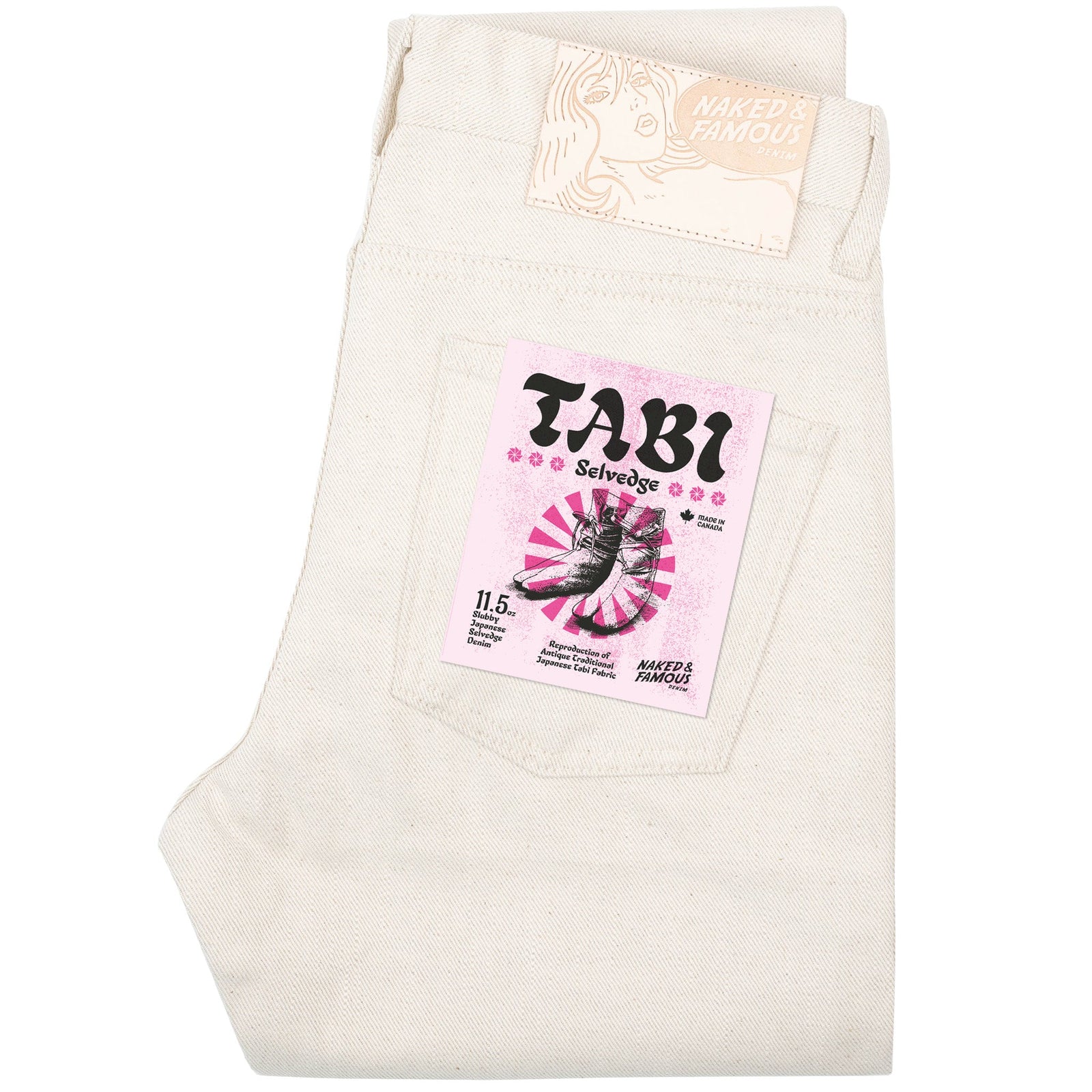 Super Guy Tabi Selvedge Off White