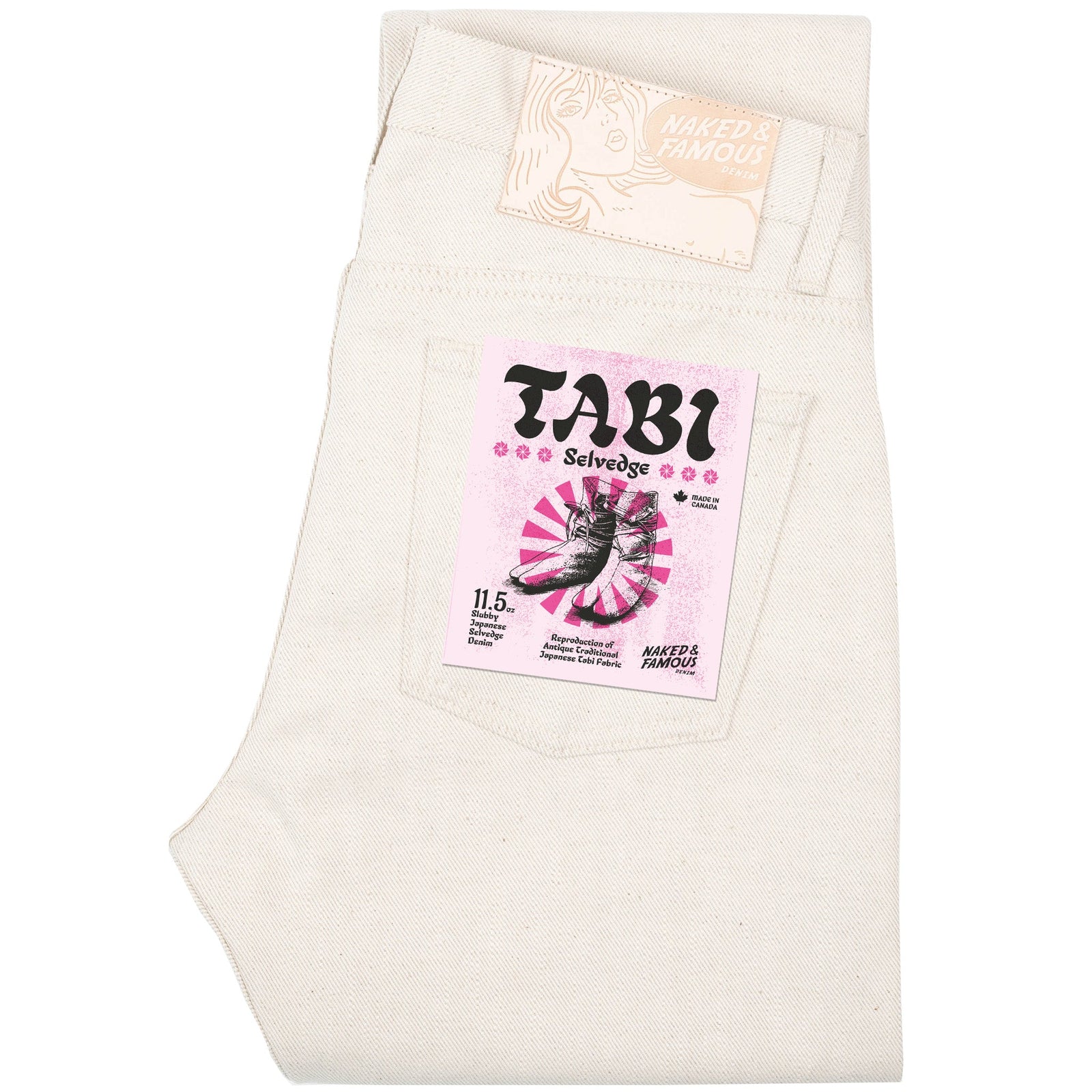 Weird Guy Tabi Selvedge Off White