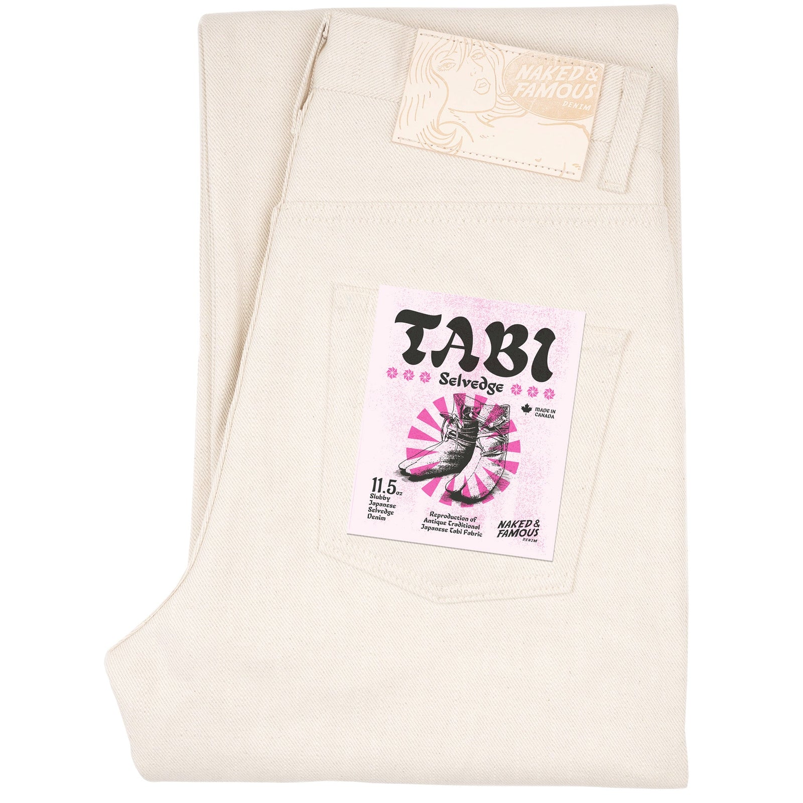 Strong Guy Tabi Selvedge Off White
