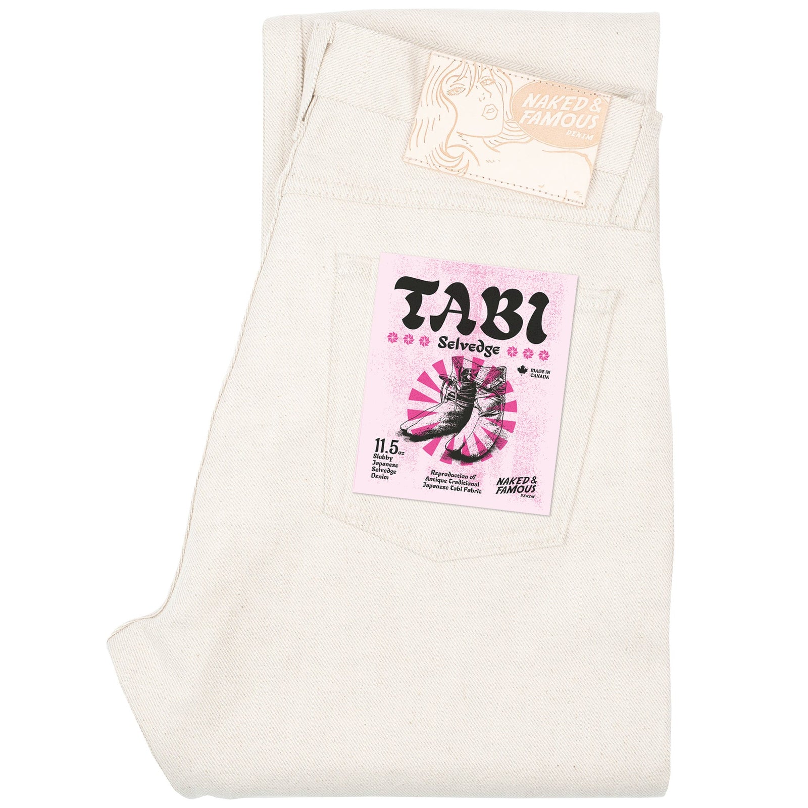 True Guy Tabi Selvedge Off White