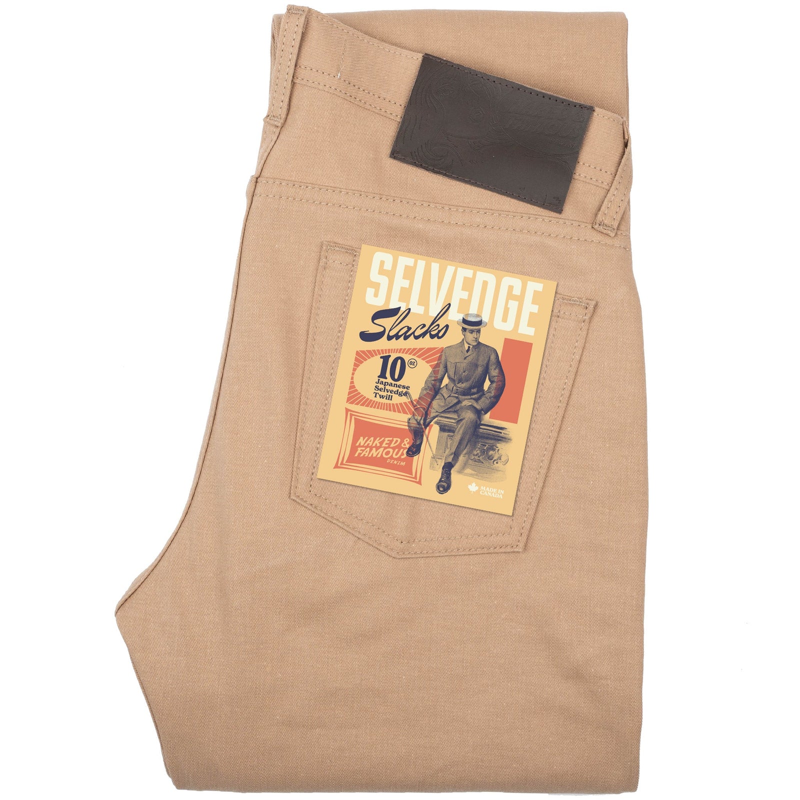Weird Guy Selvedge Slacks Beige