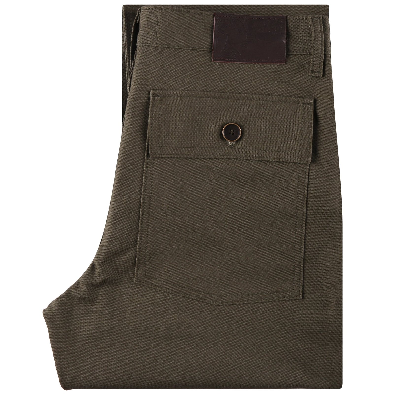 Work Pant Green Canvas