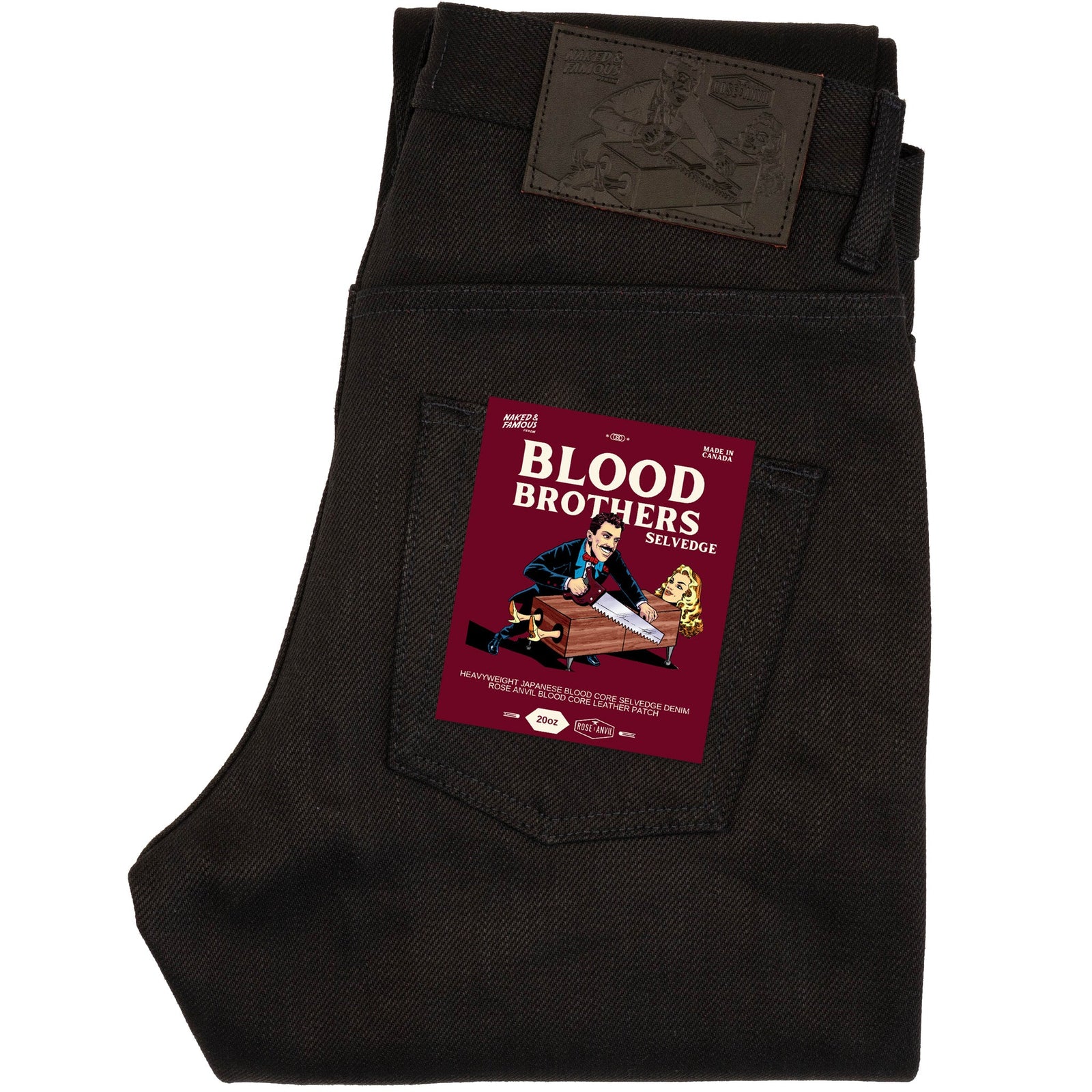 Weird Guy Blood Brothers Selvedge X Black