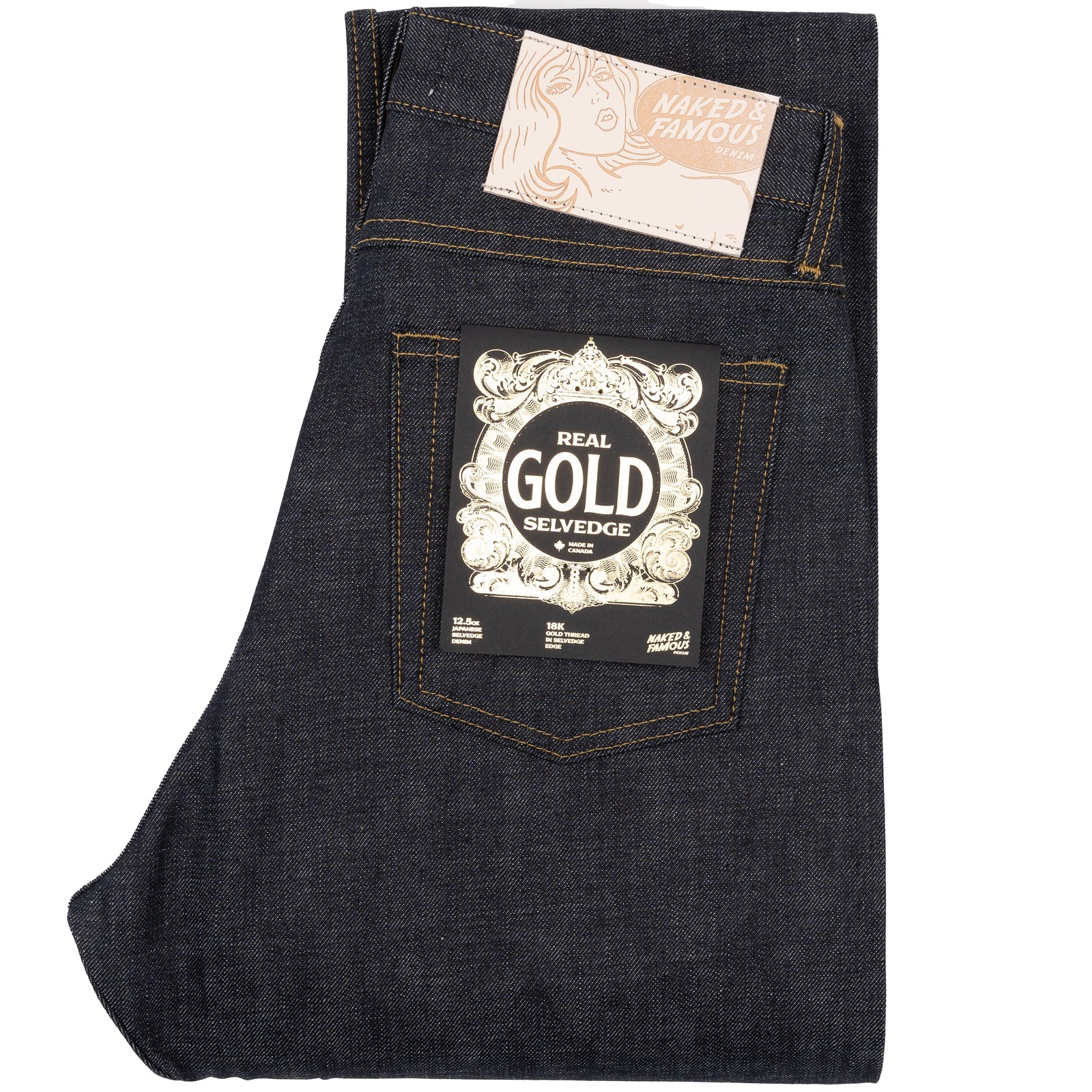 True Guy Deadstock Real Gold Selvedge