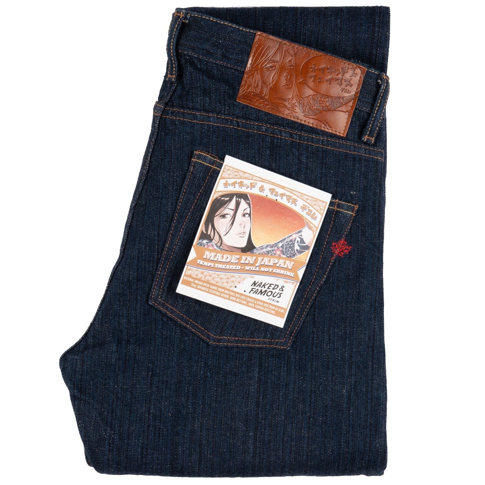 Super Guy Mij9 Tennen Ai Natural Slub Selvedge