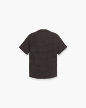 Nearly Black Cuba Waffle Shirt