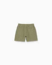 Dusty Green Porto Waffle Shorts