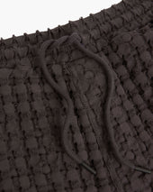 Nearly Black Porto Waffle Shorts