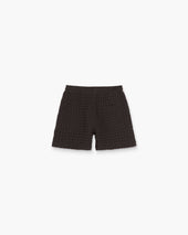 Nearly Black Porto Waffle Shorts