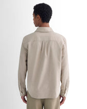 Brushed Flannel Shirt | Heathered Oatmeal