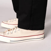 Straight Chino - Black Stretch Twill