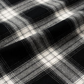 Forever Flannel Shirt | Black & Cream