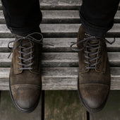 Captain | Dark Olive Suede