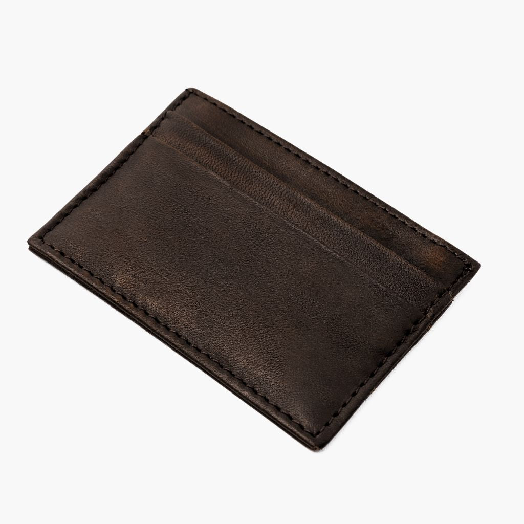 Leather Card Holder Coffee