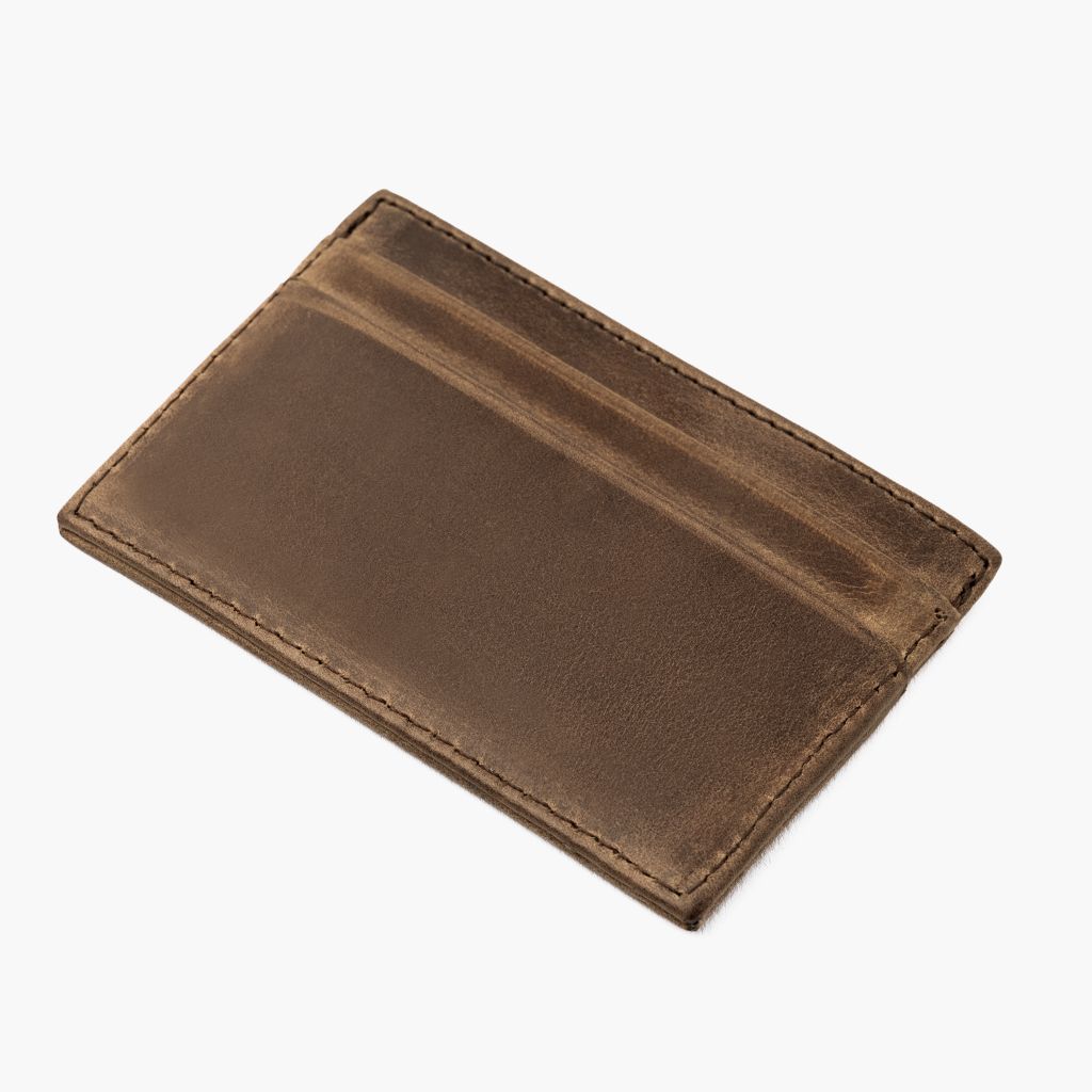 Leather Card Holder Natural