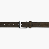Men's Classic Leather Belt | Dark Olive Suede