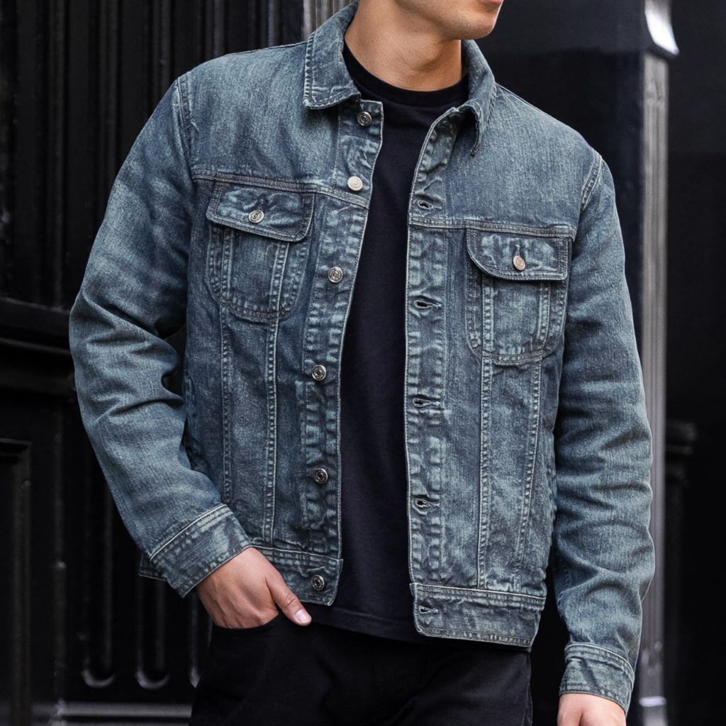 Trucker Jacket Faded Indigo