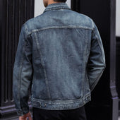 Denim Trucker Jacket | Faded Indigo