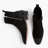 [S] Harness | Black Suede