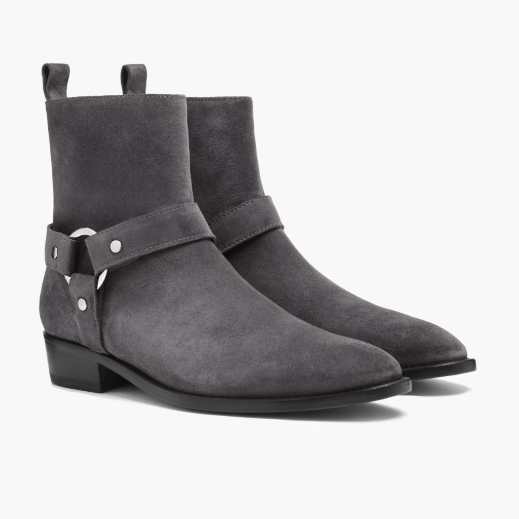 Harness Grey Suede