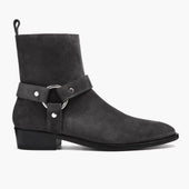 [S] Harness | Grey Suede