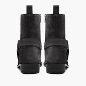 [S] Harness | Grey Suede