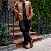 Racer Jacket | Toffee