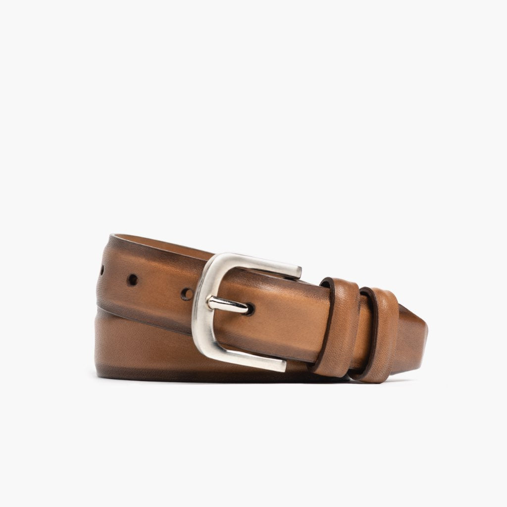 Men S Refined Leather Belt Toffee
