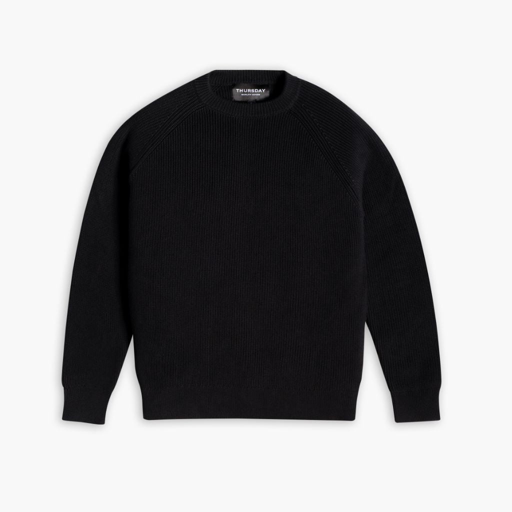 Ribbed Crewneck