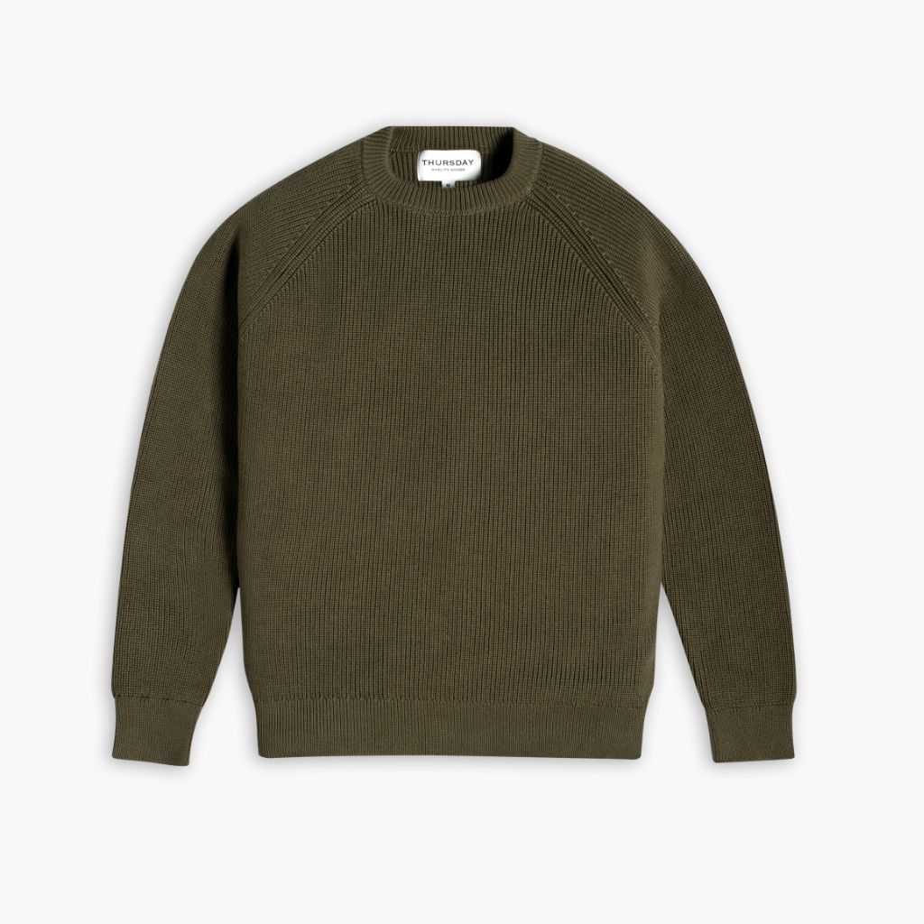 Ribbed Crewneck