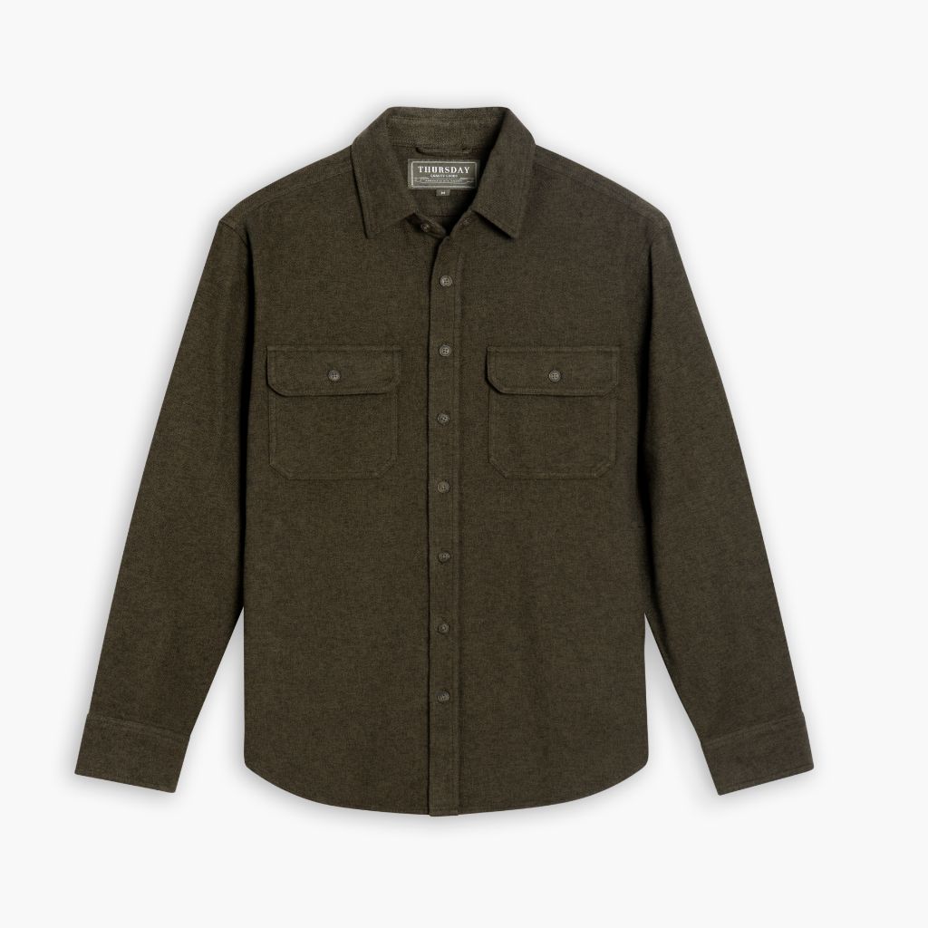 Summit Flannel Shirt Herringbone