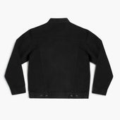 [W] Denim Trucker Jacket | Pitch Black