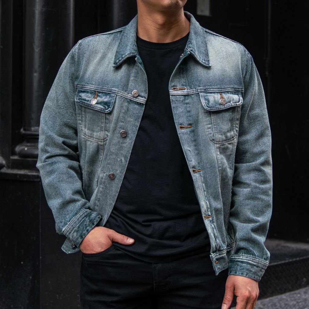 Trucker Jacket Washed Indigo