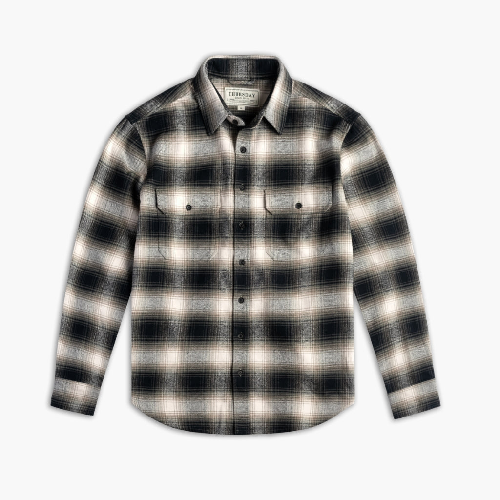 Summit Flannel Shirt Timberwolf