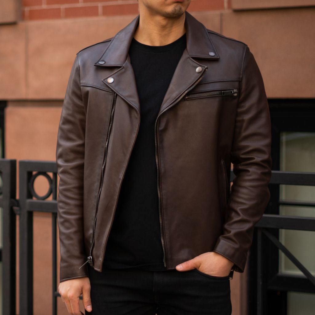 S Motorcycle Jacket Old English