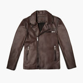 [W] Motorcycle Jacket | Old English