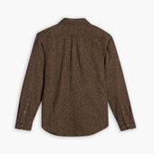Summit Flannel Shirt | Brown Herringbone