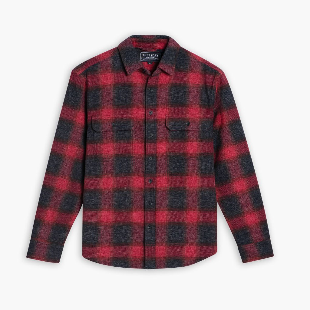 Summit Flannel Shirt Red