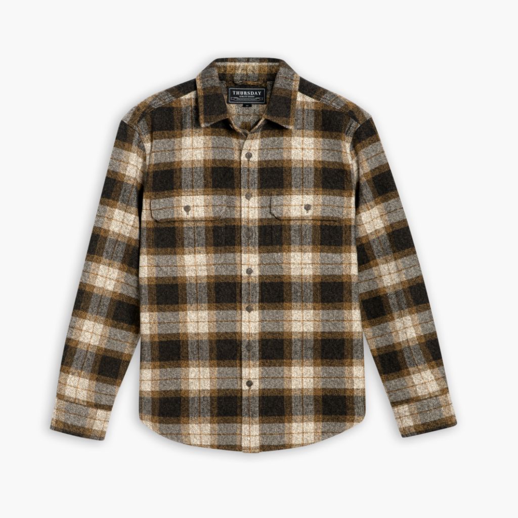 Summit Flannel Shirt Tuscan Gold