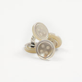 Mother-of-pearl "Day Shape" cufflinks, button design