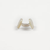 Mother Of Pearl Day Shape Cufflinks Button Design