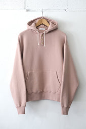 FUJITO Henley Sweat Parka Smokey Pink,Brown | Directors Web Shop powered by BASE