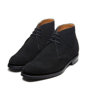 Black Suede 3 Eye Chukka Boot