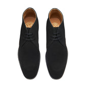 Black Suede 3 Eye Chukka Boot